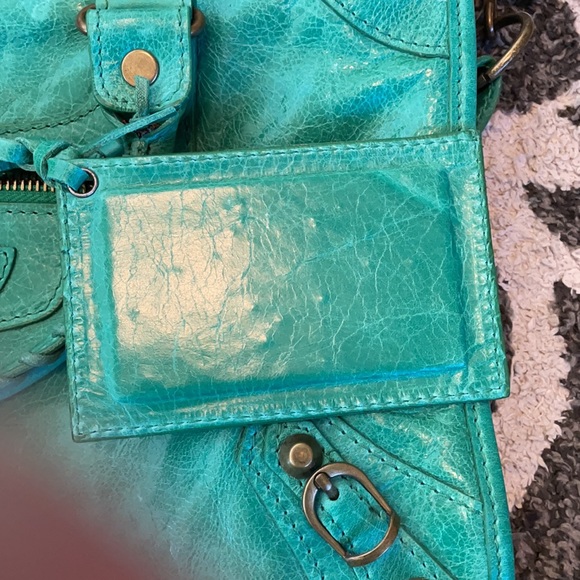 Green Italian purse - Picture 4 of 6